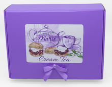 Load image into Gallery viewer, English Pastry Gift Box - Includes Bakewell Tart, Rose Shortbreads, White Chocolate and Raspberry Scones
