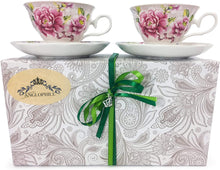 Load image into Gallery viewer, Tea Cup Set | Flowers & Butterflies
