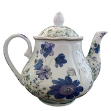 Load image into Gallery viewer, Tea Pot - English Blue Wildflower
