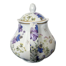 Load image into Gallery viewer, Tea Pot - English Blue Wildflower
